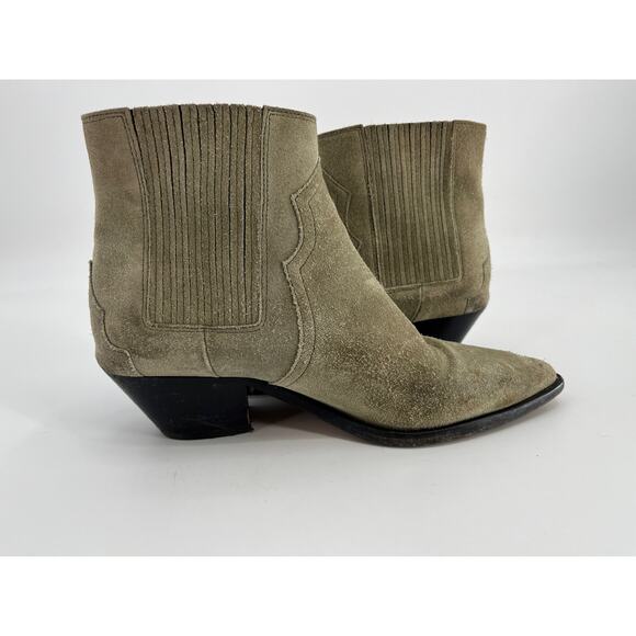 Isabel Marant Tan Ankle Boots - Picture 5 of 10